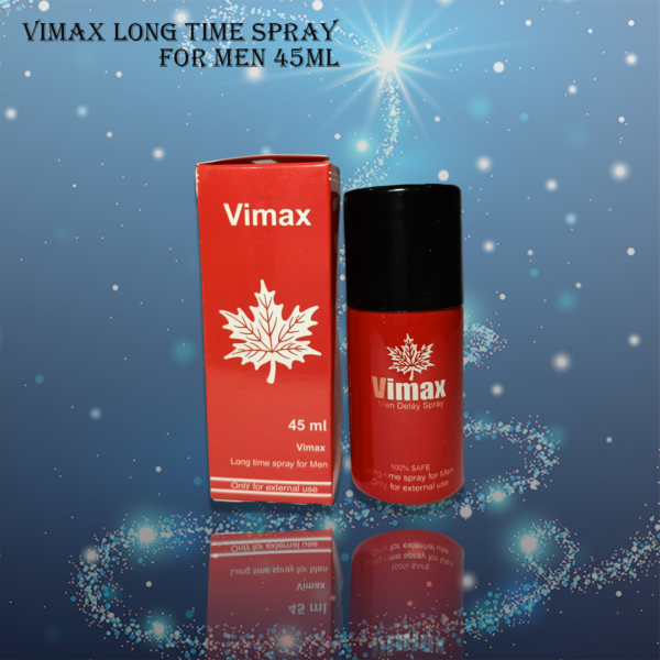 VIMAX LONG TIME SPRAY FOR MEN 45ML helps men overcome premature ejaculation. It cures erectile dysfunction and boosts sexual timing in bed.