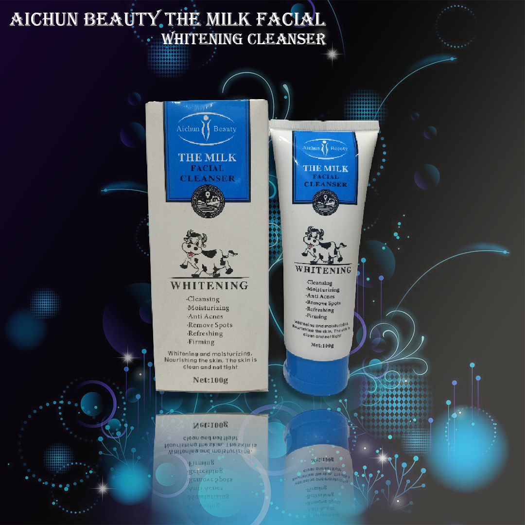 AICHUN BEAUTYTHE MILK FACIAL WHITENING CLEANSER removes dead skin cells, deep cleans and brightens skin. It also soothes your skin.