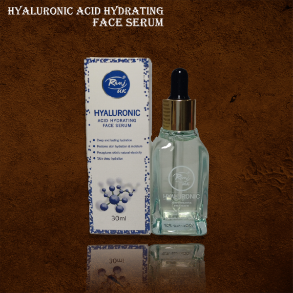 HYALURONIC ACID HYDRATING FACE SERUM develops hydration of the epidermis by binding of water and giving the skin a full, hydrated appearance.