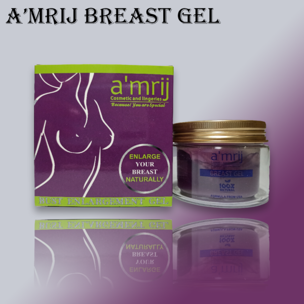 A’MRIG BREAST GEL gives bigger breast increase cup size in 14 days without any side effects. Gives a perfect pair of breasts curved in shape.