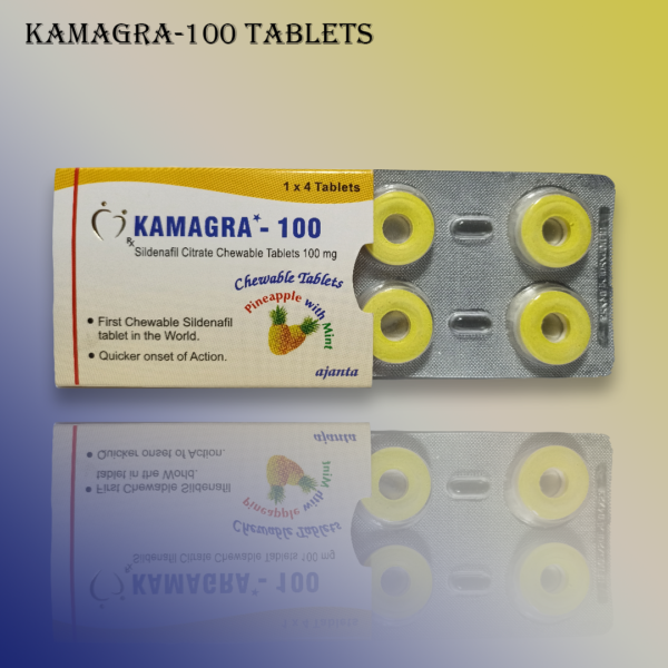 Kamagra 100 mg Tablet is a tradition drug used to treat erectile dysfunction ( incompetence) in men. It works by adding blood inflow to the penis.